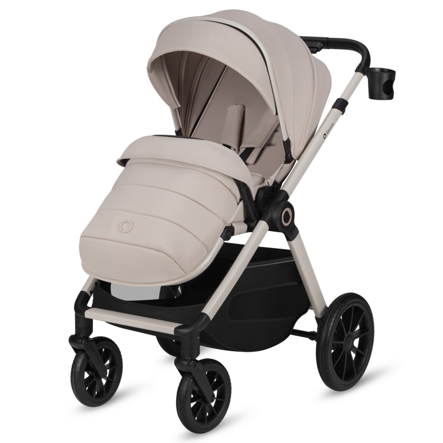 Lionelo - Passeggino combinato 3 in 1 LAYLA Beige Sand