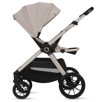 Lionelo - Passeggino combinato 3 in 1 LAYLA Beige Sand
