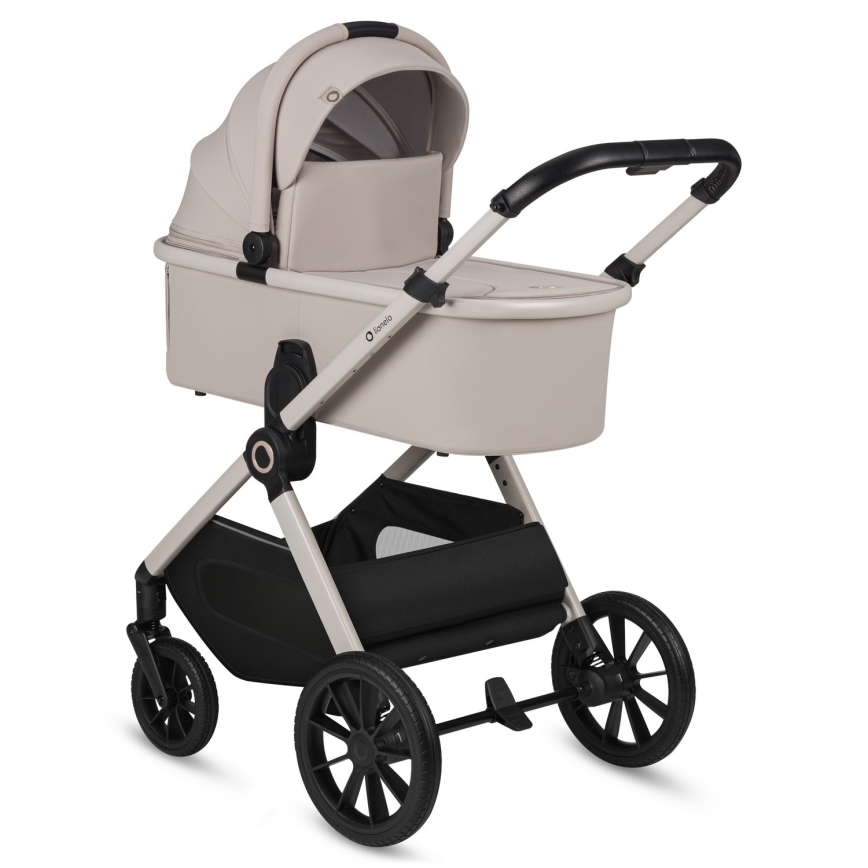 Lionelo - Passeggino combinato 3 in 1 LAYLA Beige Sand