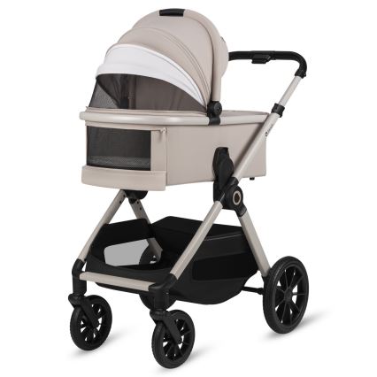 Lionelo - Passeggino combinato 3 in 1 LAYLA Beige Sand