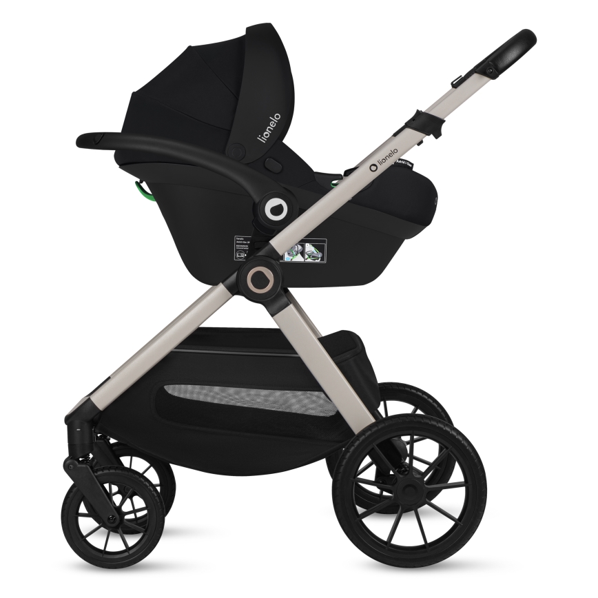 Lionelo - Passeggino combinato 3 in 1 LAYLA Beige Sand