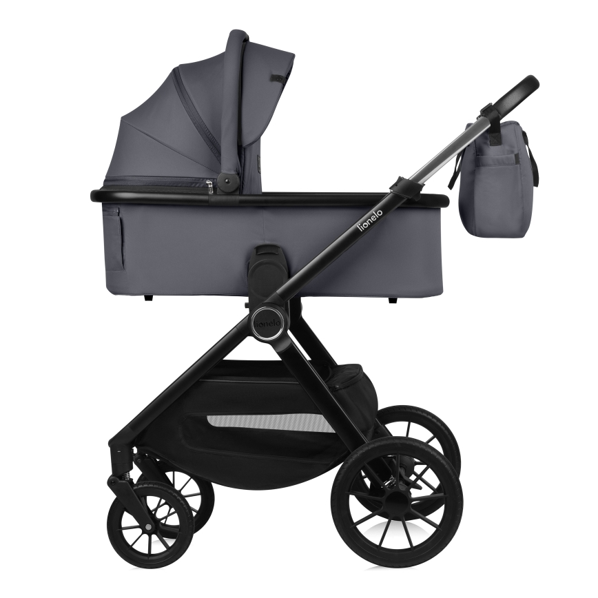Lionelo - Passeggino combinato 3 in 1 LAYLA Grigio Pietra