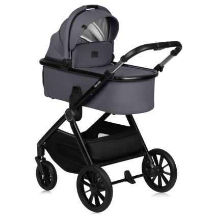 Lionelo - Passeggino combinato 3 in 1 LAYLA Grigio Pietra