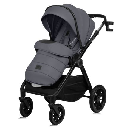 Lionelo - Passeggino combinato 3 in 1 LAYLA Grigio Pietra