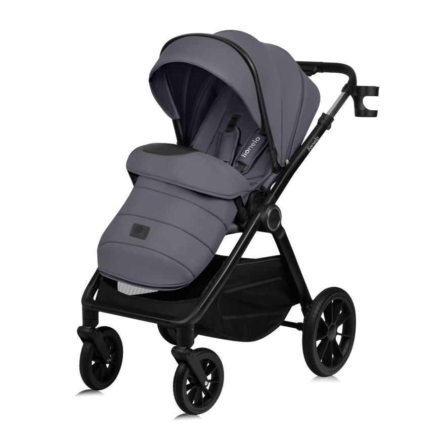 Lionelo - Passeggino combinato 3 in 1 LAYLA Grigio Pietra