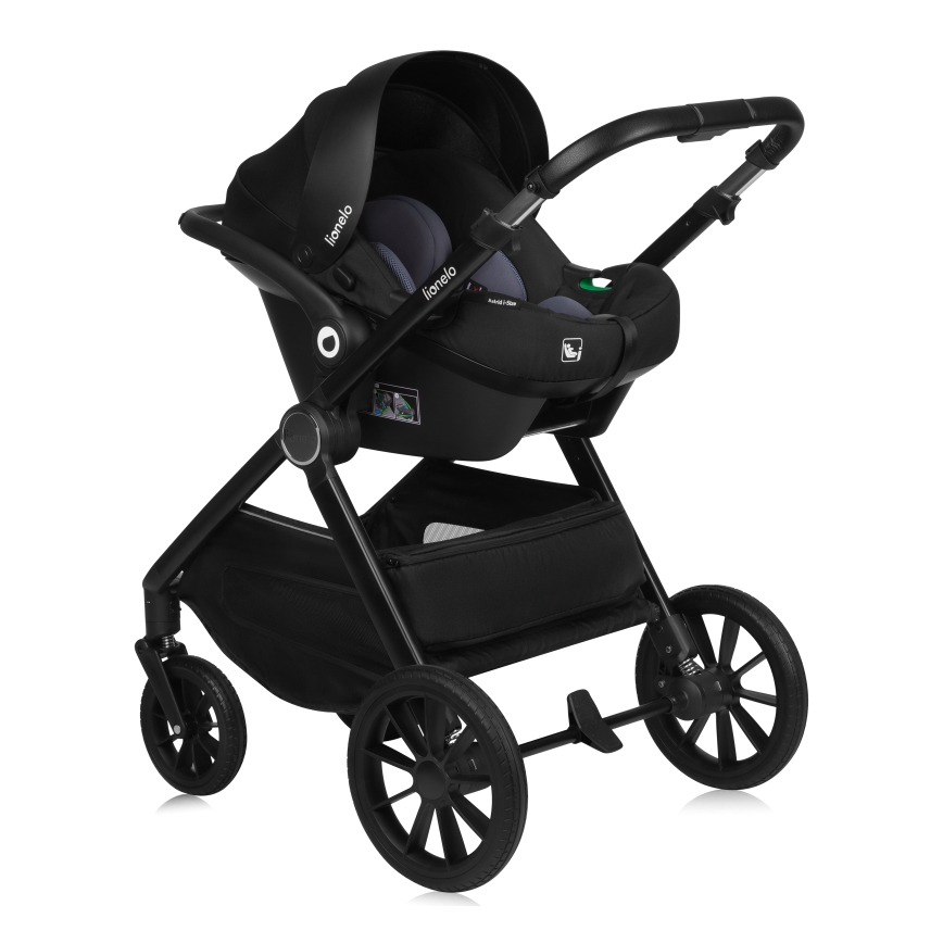 Lionelo - Passeggino combinato 3 in 1 LAYLA Grigio Pietra