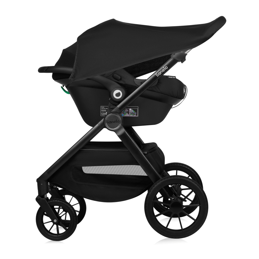 Lionelo - Passeggino combinato 3 in 1 LAYLA Grigio Pietra