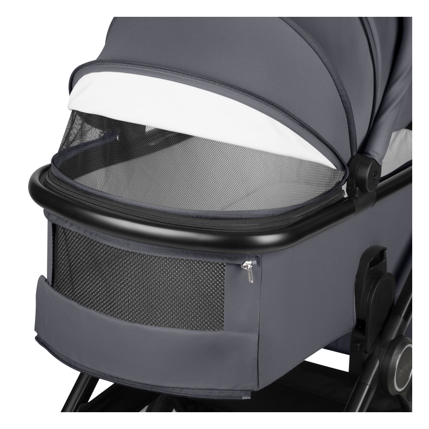 Lionelo - Passeggino combinato 3 in 1 LAYLA Grigio Pietra