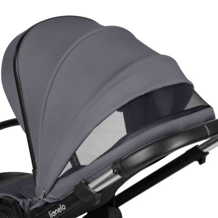 Lionelo - Passeggino combinato 3 in 1 LAYLA Grigio Pietra