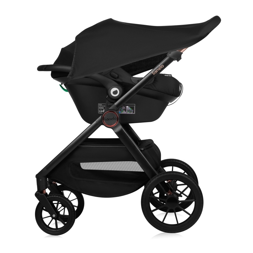 Lionelo - Passeggino combinato 3-in-1 LAYLA Marrone Ruggine