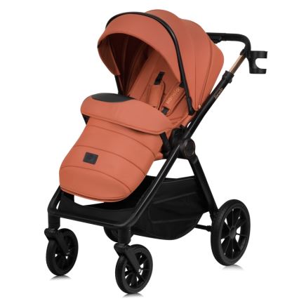 Lionelo - Passeggino combinato 3-in-1 LAYLA Marrone Ruggine