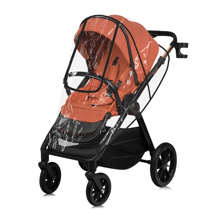 Lionelo - Passeggino combinato 3-in-1 LAYLA Marrone Ruggine