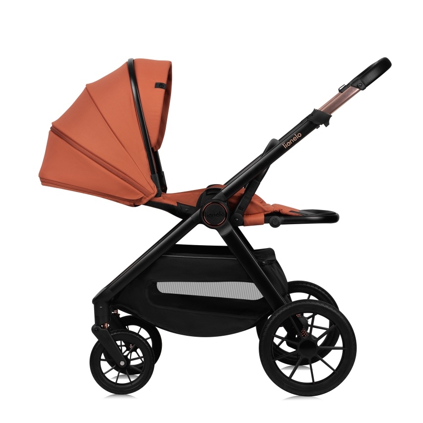 Lionelo - Passeggino combinato 3-in-1 LAYLA Marrone Ruggine