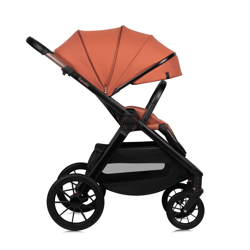 Lionelo - Passeggino combinato 3-in-1 LAYLA Marrone Ruggine