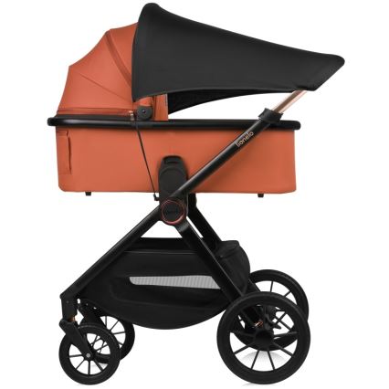 Lionelo - Passeggino combinato 3-in-1 LAYLA Marrone Ruggine