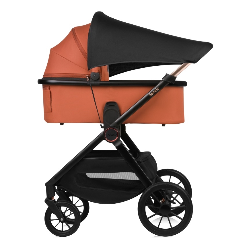 Lionelo - Passeggino combinato 3-in-1 LAYLA Marrone Ruggine