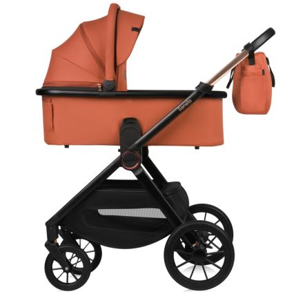 Lionelo - Passeggino combinato 3-in-1 LAYLA Marrone Ruggine