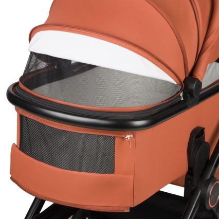 Lionelo - Passeggino combinato 3-in-1 LAYLA Marrone Ruggine