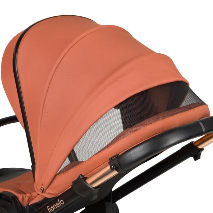 Lionelo - Passeggino combinato 3-in-1 LAYLA Marrone Ruggine