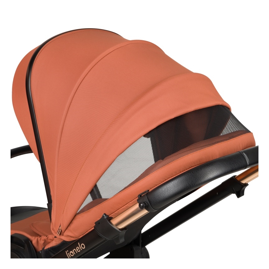 Lionelo - Passeggino combinato 3-in-1 LAYLA Marrone Ruggine