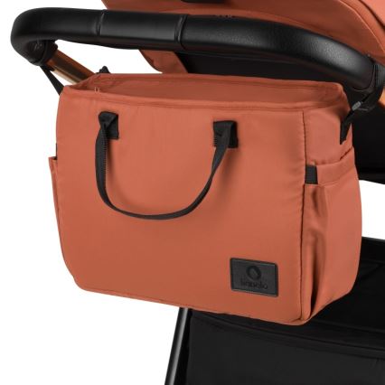 Lionelo - Passeggino combinato 3-in-1 LAYLA Marrone Ruggine