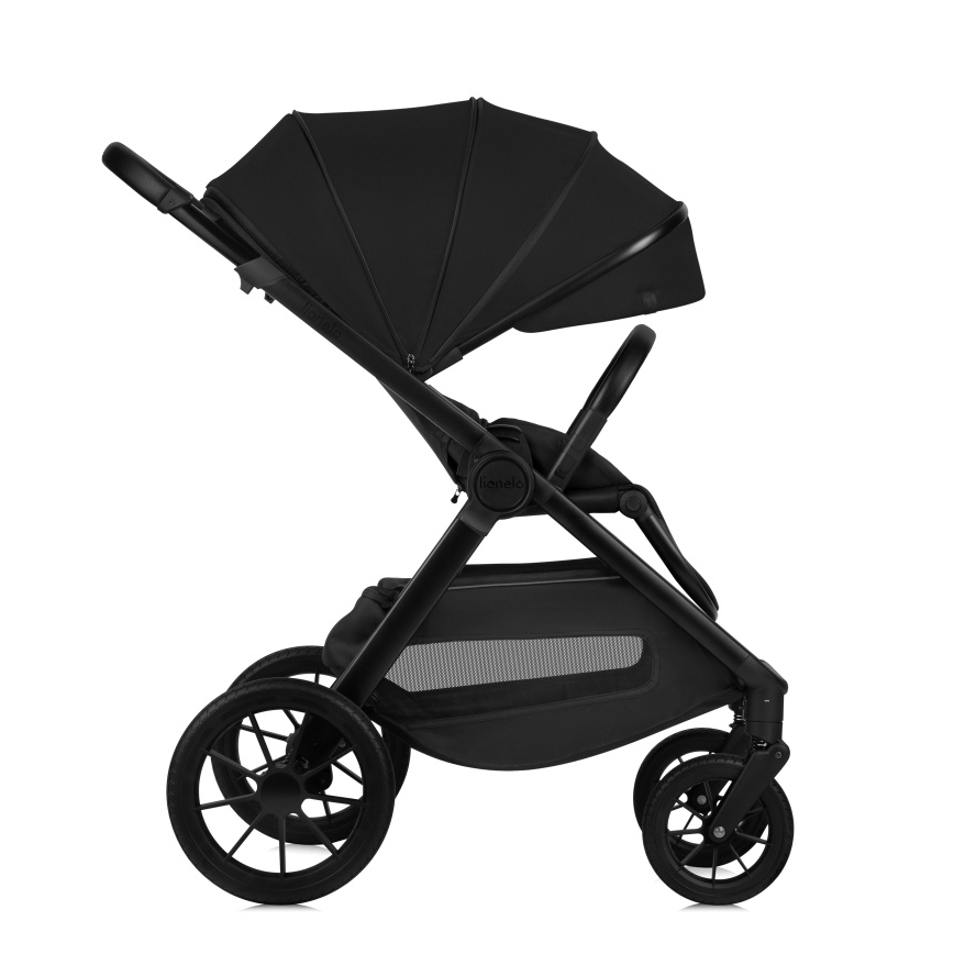 Lionelo - Passeggino combinato 3 in 1 LAYLA Nero Onice