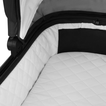 Lionelo - Passeggino combinato 3 in 1 LAYLA Nero Onice