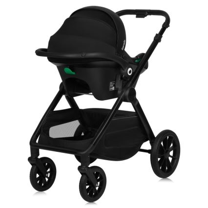 Lionelo - Passeggino combinato 3 in 1 LAYLA Nero Onice