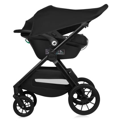 Lionelo - Passeggino combinato 3 in 1 LAYLA Nero Onice