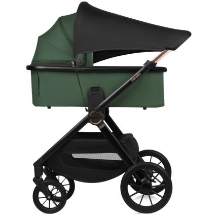 Lionelo - Passeggino combinato 3 in 1 LAYLA Verde bosco