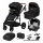Lionelo - Passeggino combinato 3 in 1 MARI TOUR Nero Onice
