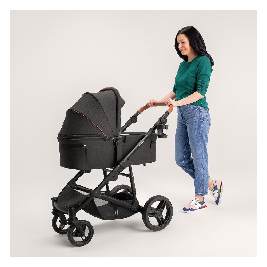 Lionelo - Passeggino combinato 3 in 1 MARI TOUR Nero Onice