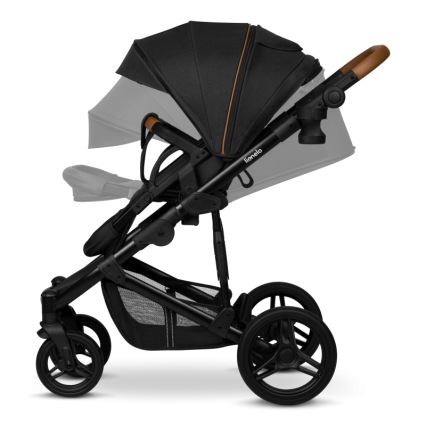 Lionelo - Passeggino combinato 3 in 1 MARI TOUR Nero Onice