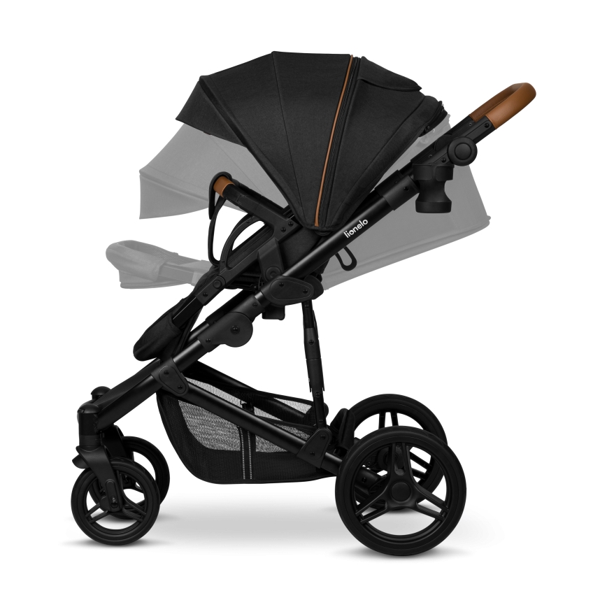 Lionelo - Passeggino combinato 3 in 1 MARI TOUR Nero Onice