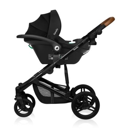 Lionelo - Passeggino combinato 3 in 1 MARI TOUR Nero Onice