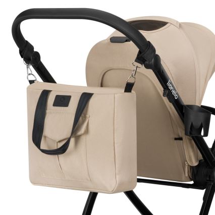 Lionelo - Passeggino combinato 3 in 1 MERIL Beige sabbia