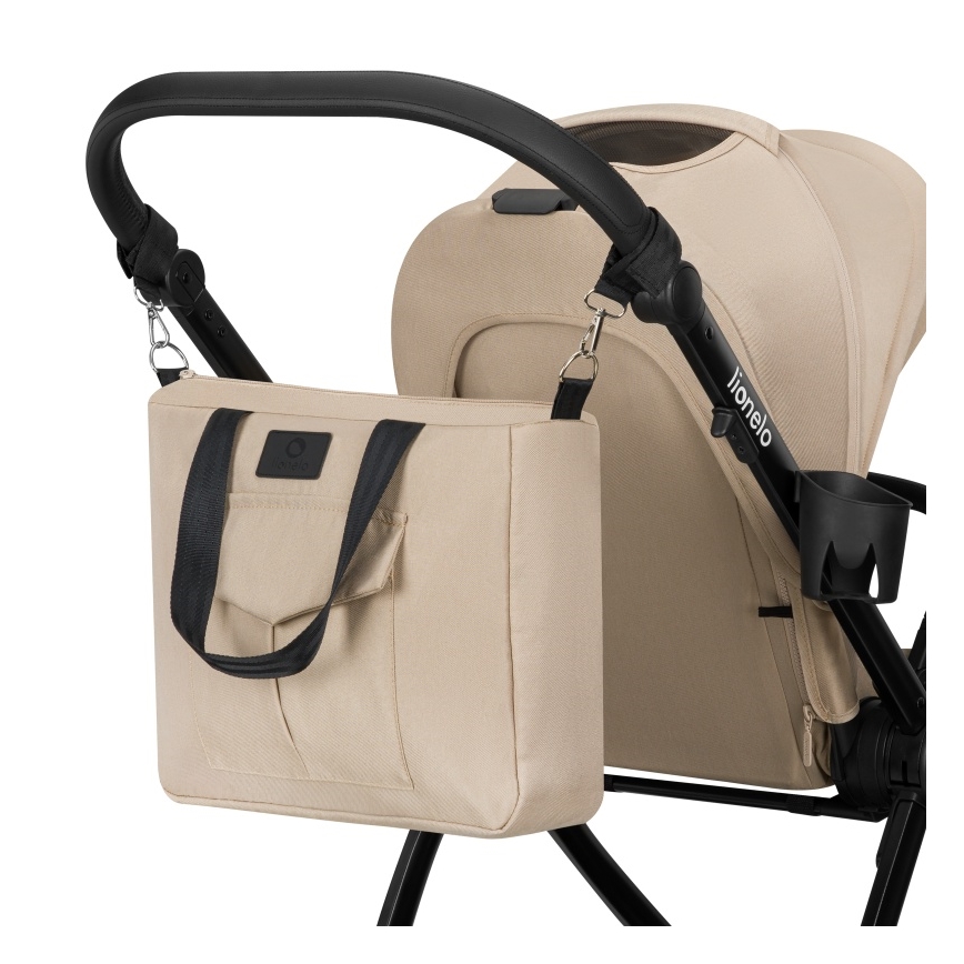 Lionelo - Passeggino combinato 3 in 1 MERIL Beige sabbia