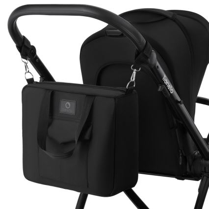 Lionelo - Passeggino combinato 3 in 1 MERIL Black Onyx