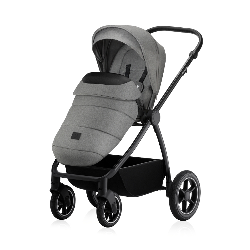 Lionelo - Passeggino combinato 3 in 1 MERIL Grigio Pietra