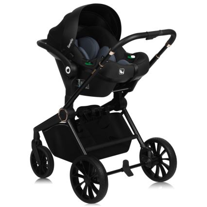 Lionelo - Passeggino combinato 3 in 1 MIKA PLUS beige sabbia