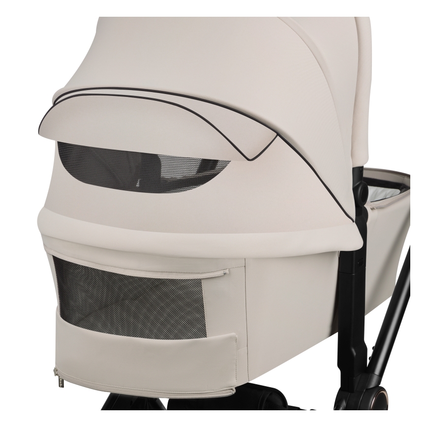 Lionelo - Passeggino combinato 3 in 1 MIKA PLUS beige sabbia