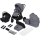 Lionelo - Passeggino combinato 3 in 1 MIKA PLUS Grigio Pietra