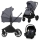 Lionelo - Passeggino combinato 3 in 1 MIKA PLUS Grigio Pietra