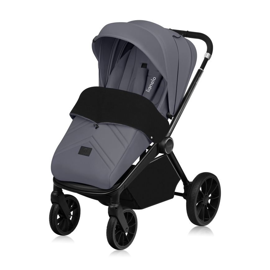 Lionelo - Passeggino combinato 3 in 1 MIKA PLUS Grigio Pietra
