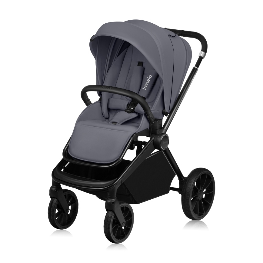 Lionelo - Passeggino combinato 3 in 1 MIKA PLUS Grigio Pietra