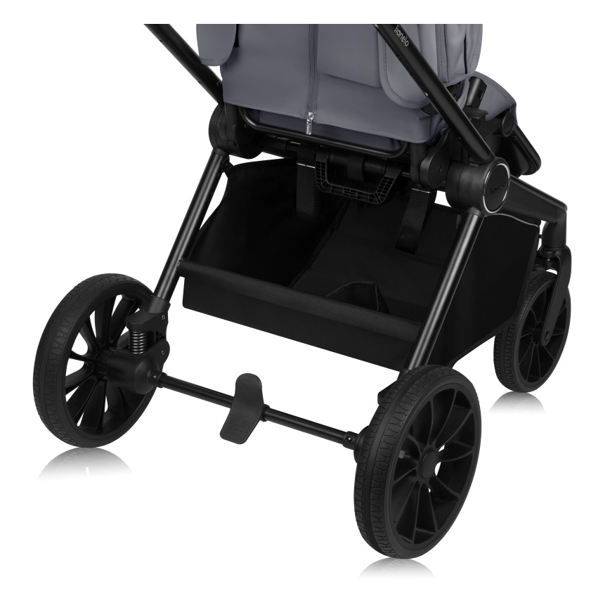 Lionelo - Passeggino combinato 3 in 1 MIKA PLUS Grigio Pietra