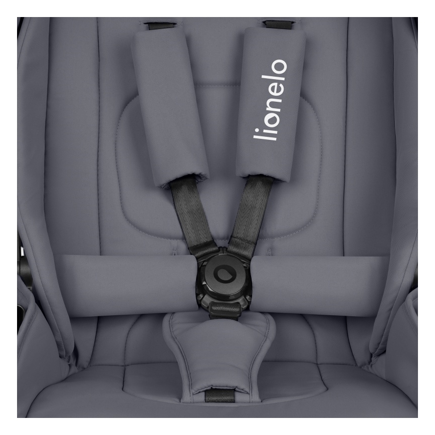 Lionelo - Passeggino combinato 3 in 1 MIKA PLUS Grigio Pietra