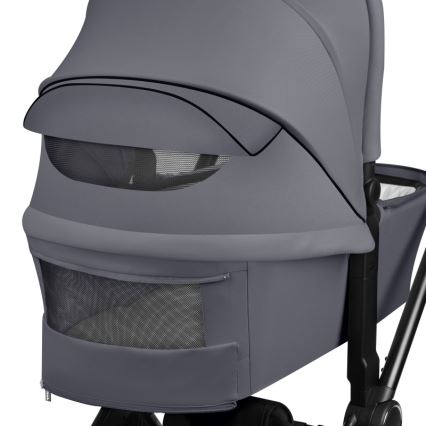 Lionelo - Passeggino combinato 3 in 1 MIKA PLUS Grigio Pietra