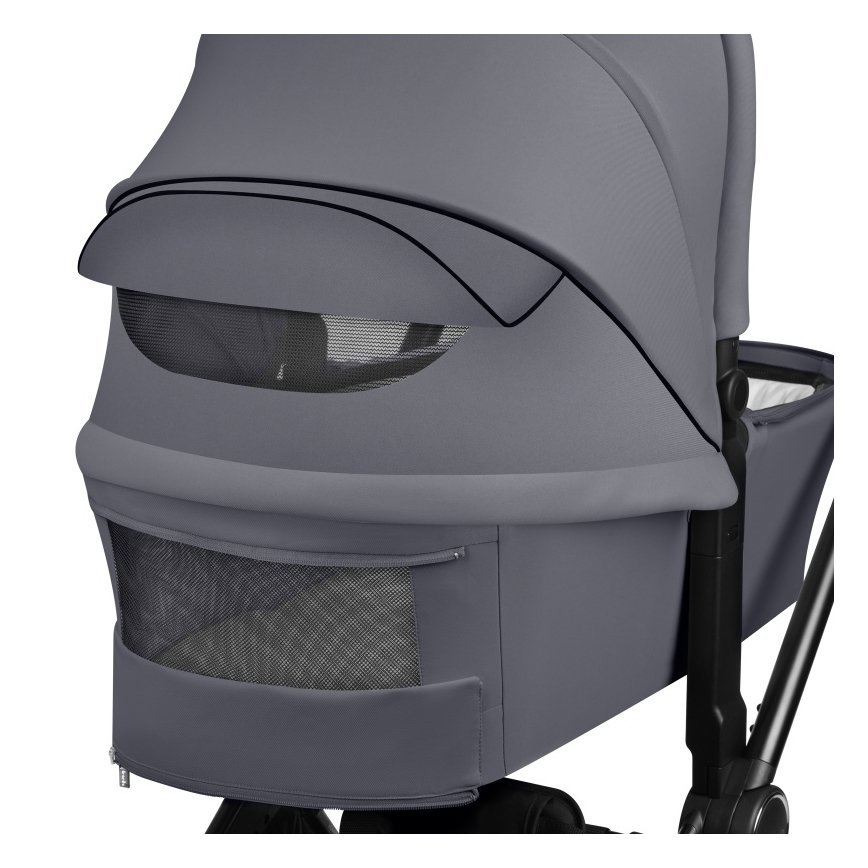 Lionelo - Passeggino combinato 3 in 1 MIKA PLUS Grigio Pietra