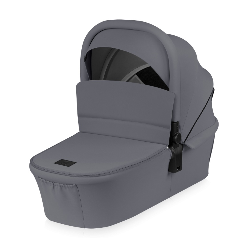 Lionelo - Passeggino combinato 3 in 1 MIKA PLUS Grigio Pietra